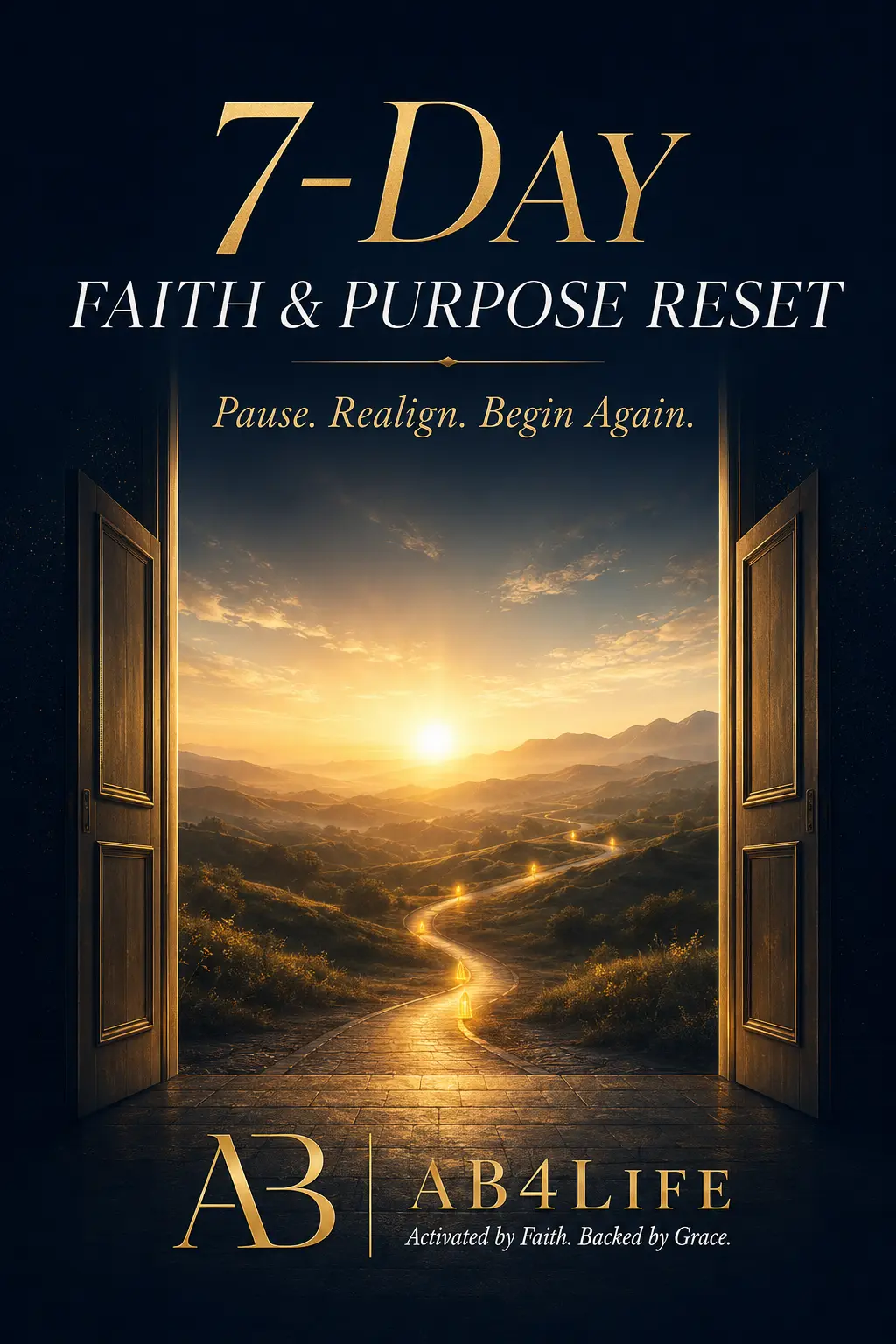 7-Day Faith & Purpose Reset — paid digital download cover