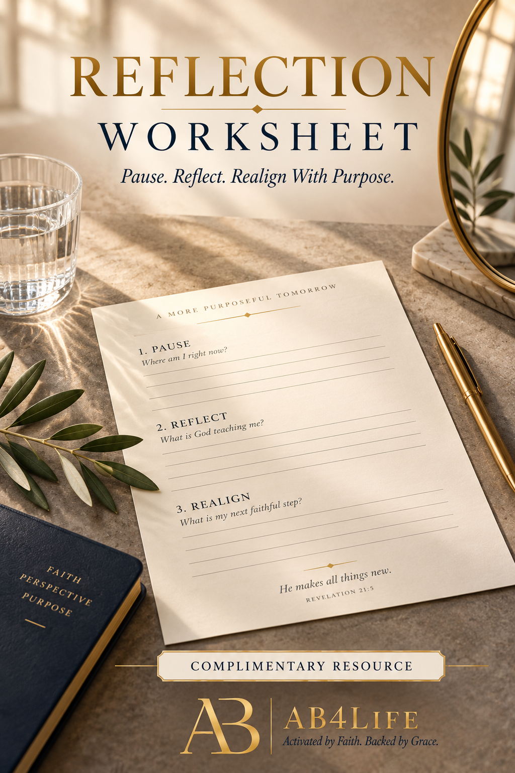 Christ-Centered Reflection Worksheet