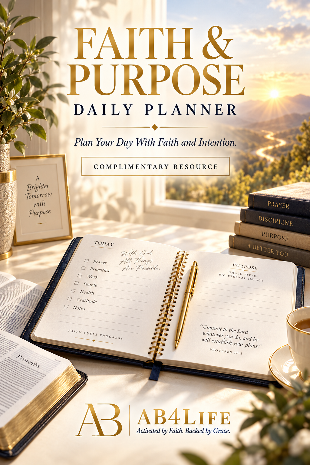 Faith & Purpose Daily Planner